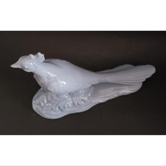 Ceramic/Porcelain Glazed Pale Blue Bird Figure - Picture 5 of 7